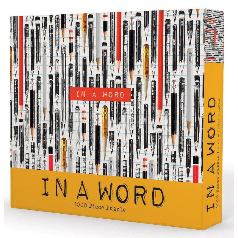 In a Word 1000 Piece Jigsaw Puzzle Gibbs Smith - BIG FRENCHIES
