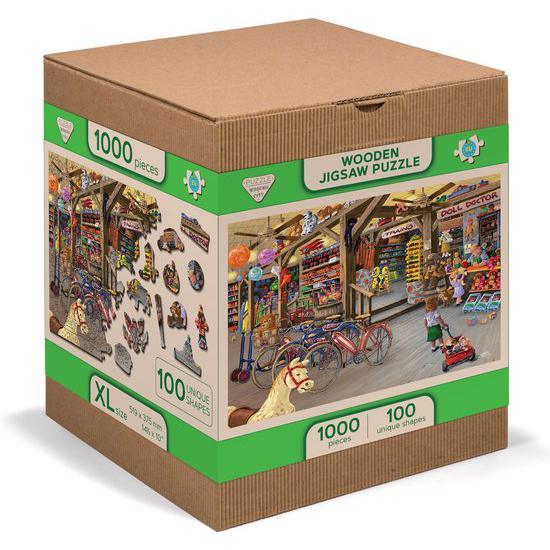 In the Toyshop 1000 Piece Wood Jigsaw Puzzle Wooden City - BIG FRENCHIES