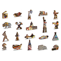 In the Toyshop 400 Piece Wood Jigsaw Puzzle Wooden City