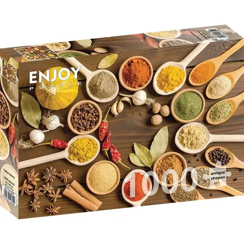 Indian Spices 1000 Piece Jigsaw Puzzle Enjoy - BIG FRENCHIES