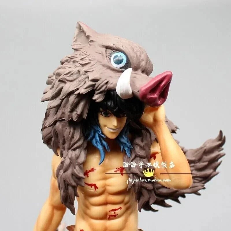 Inosuke Hashibira Action Figure, Demon Slayer Kimetsu No Yaiba Anime Figurines Statues