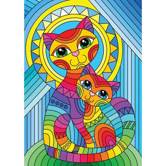 Inseparable Cat & Kitten 1000 Piece Jigsaw Puzzle Enjoy