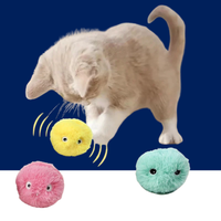 Interactive Ball Smart Cat Toys – Plush Electric Catnip Training Toy - BIG FRENCHIES