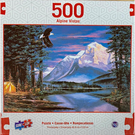 Into the Night Alpine Vistas 500 Piece Jigsaw Puzzle Sure Lox - BIG FRENCHIES
