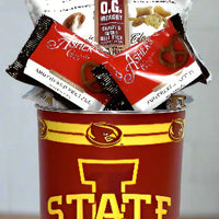 JGB Sports - Iowa State Cyclones Gift Tin Basket - Made In America - BIG FRENCHIES