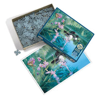 Iris Cove Loons 500 Piece Jigsaw Puzzle Cobble Hill - BIG FRENCHIES