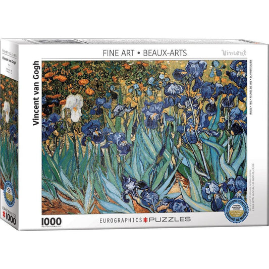 Irises by Vincent van Gogh 1000 Piece Jigsaw Puzzle Eurographics - BIG FRENCHIES