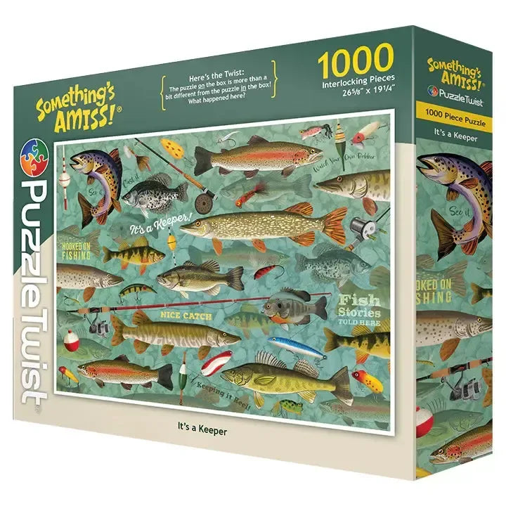 It's a Keeper "Something's Amiss!" 1000 Piece Jigsaw Puzzle PuzzleTwist - BIG FRENCHIES
