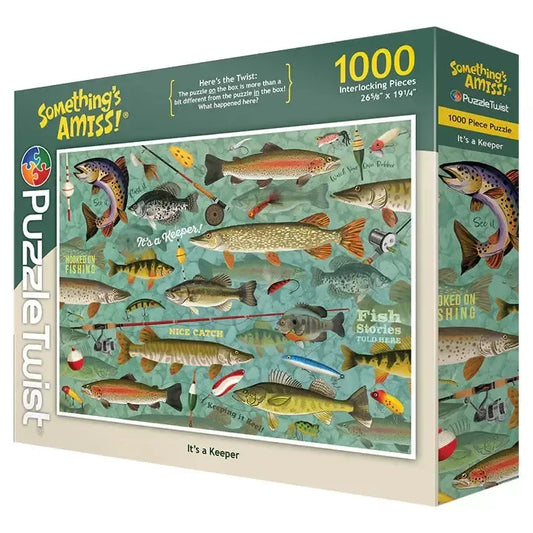 It's a Keeper "Something's Amiss!" 1000 Piece Jigsaw Puzzle PuzzleTwist - BIG FRENCHIES