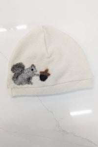 Squirrel Cashmere Hat - Baby - BIG FRENCHIES