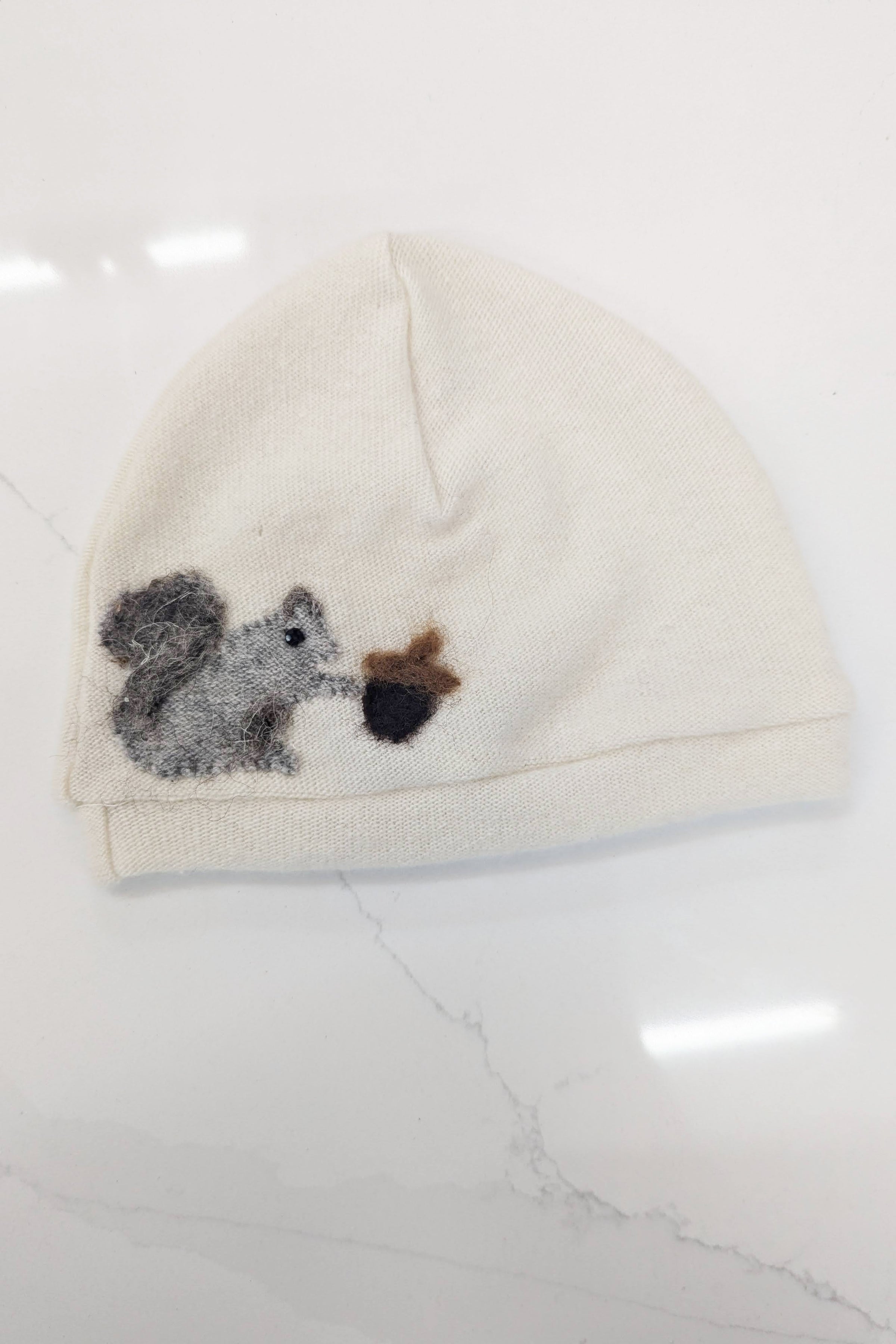 Squirrel Cashmere Hat - Baby - BIG FRENCHIES