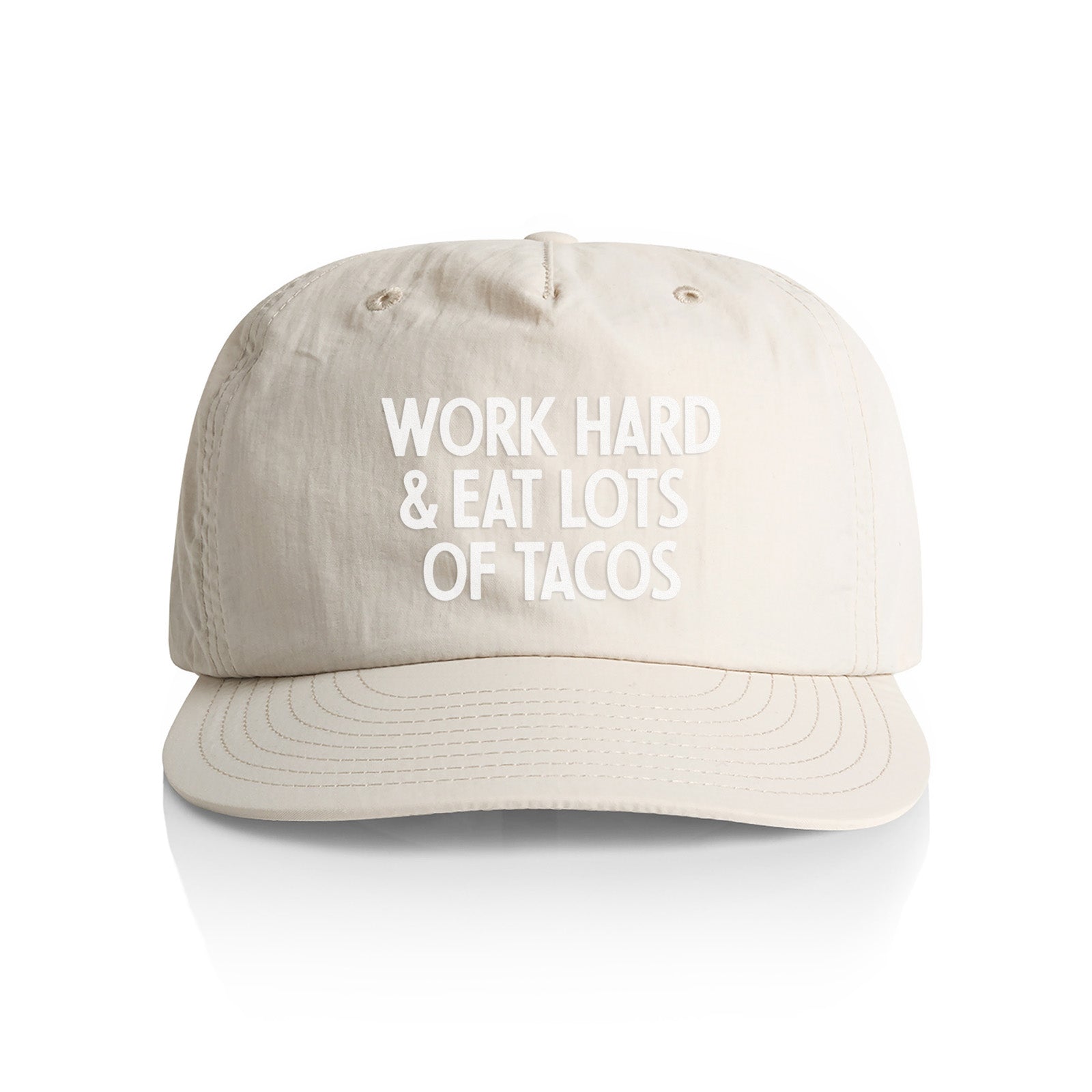 Work Hard & Eat Tacos Nylon Snapback