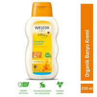 Weleda Organic Baby Bath Cream with Calendula - Gentle, Moisturizing, and Natural Skincare for Infants - 6.76 fl oz