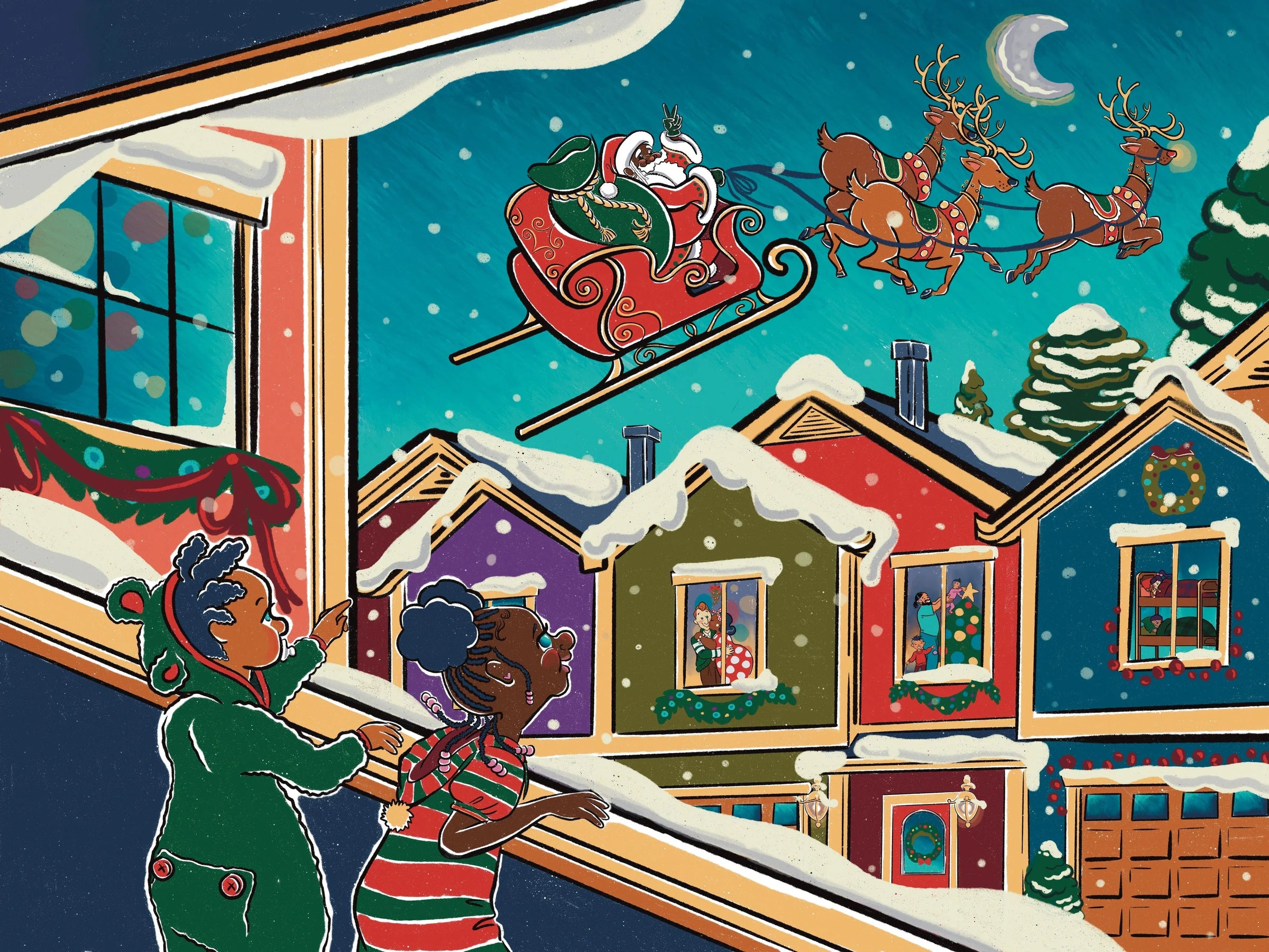 "Twas The Night Before Christmas" by Lo'Vonia Parks - BIG FRENCHIES
