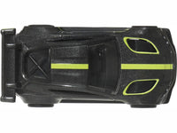 Aston Martin Vantage GTE Dark Gray Metallic with Lime Green Stripes "Euro Speed" Series Diecast Model Car by Hot Wheels
