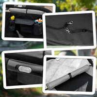 One-Click Foldable Stroller for Large Medium Small Dogs, Pet, Cats with Storage - BIG FRENCHIES