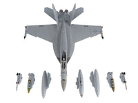 Boeing F/A-18E Super Hornet Aircraft "VFA-87 Golden Warriors USS George H. W. Bush" (2017) United States Navy 1/72 Diecast Model by JC Wings