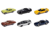 Johnny Lightning Collector's Tin 2026 Set of 6 Cars Release 1 Limited Edition 1/64 Diecast Model Cars by Johnny Lightning
