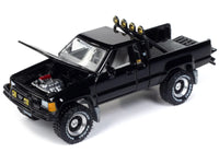 1985 Toyota SR5 Pickup Truck Black "Mystery Matinee" Movie Pop Culture 2024 Release 1 1/64 Diecast Model Car by Johnny Lightning