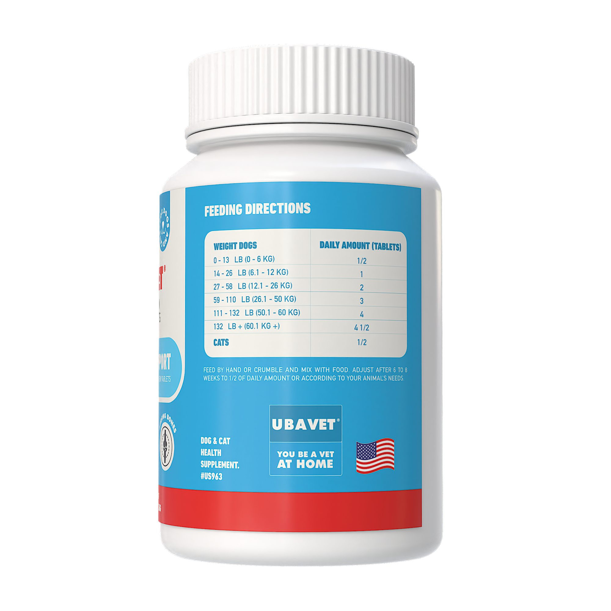 UBAVET Joint Support Advanced Joint Care Chew Tablets for Dogs & Cats - BIG FRENCHIES
