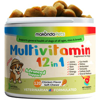 12 in 1 Multivitamin for Dogs - 120 Soft Chews - BIG FRENCHIES