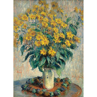 Jerusalem Artichoke Flowers by Monet 1000 Piece Jigsaw Puzzle Eurographics