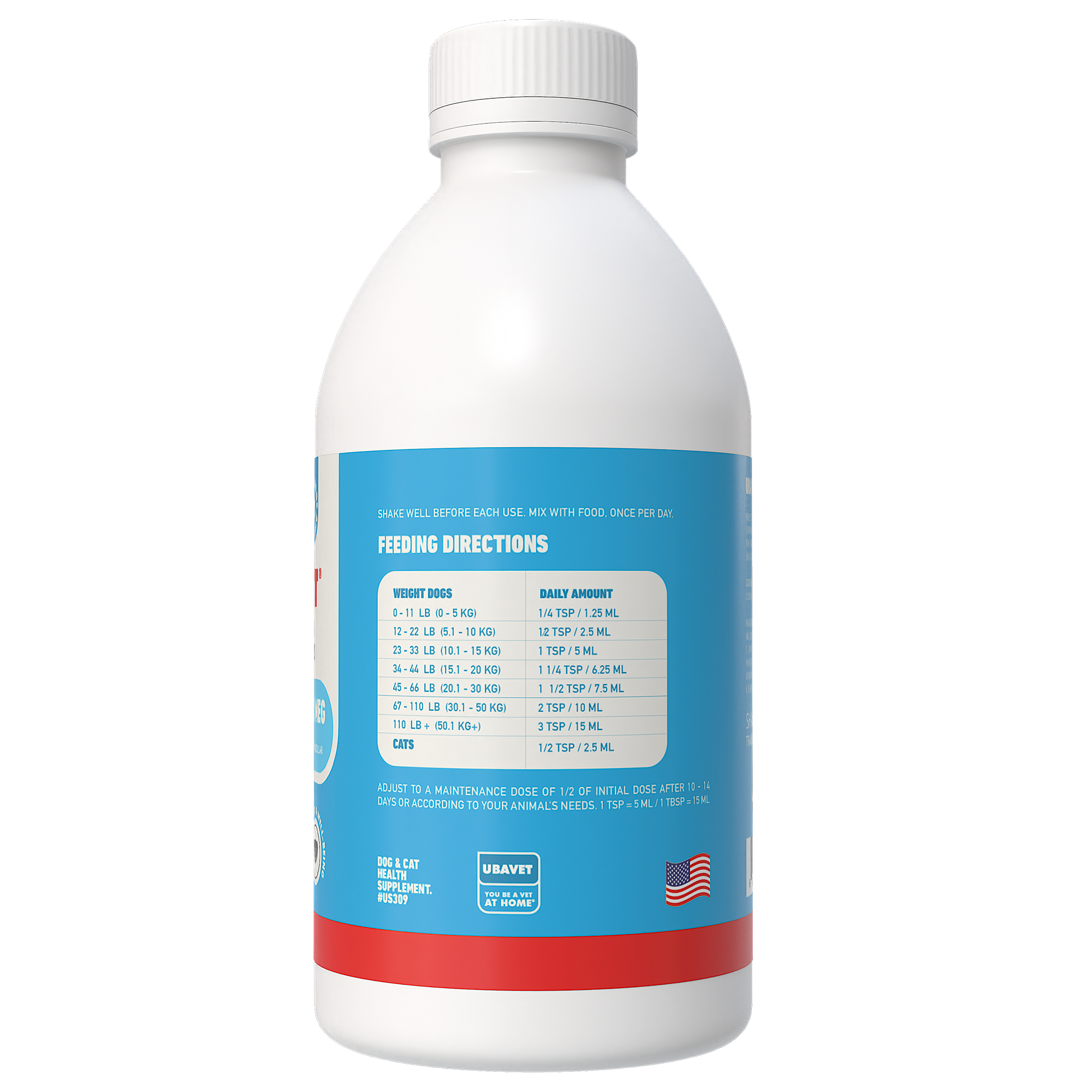 UBAVET Joint Power MEG Maximum Joint Support Liquid for Dogs & Cats - BIG FRENCHIES