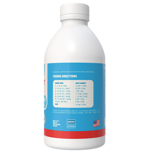 UBAVET Joint Power MEG Maximum Joint Support Liquid for Dogs & Cats - BIG FRENCHIES