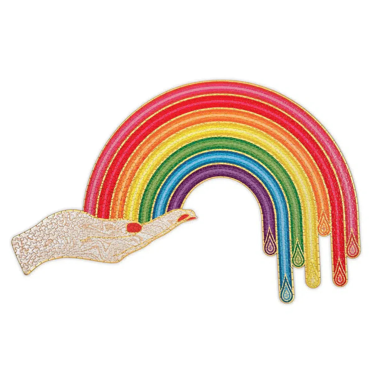 Jonathan Adler Rainbow Hand 750 Piece Jigsaw Puzzle Galison - BIG FRENCHIES