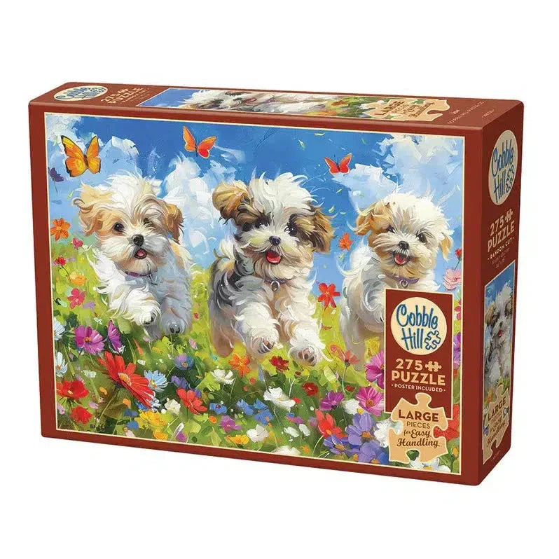 Joy 275 Large Piece Jigsaw Puzzle Cobble Hill - BIG FRENCHIES