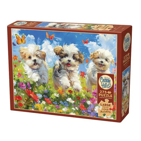 Joy 275 Large Piece Jigsaw Puzzle Cobble Hill - BIG FRENCHIES