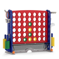 Jumbo 4-to-Score Game with Ring-toss and Basketball Hoop