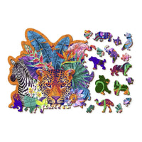 Jungle 155 Piece Wood Jigsaw Puzzle Wooden City - BIG FRENCHIES