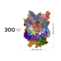 Jungle 300 Piece Wood Jigsaw Puzzle Wooden City