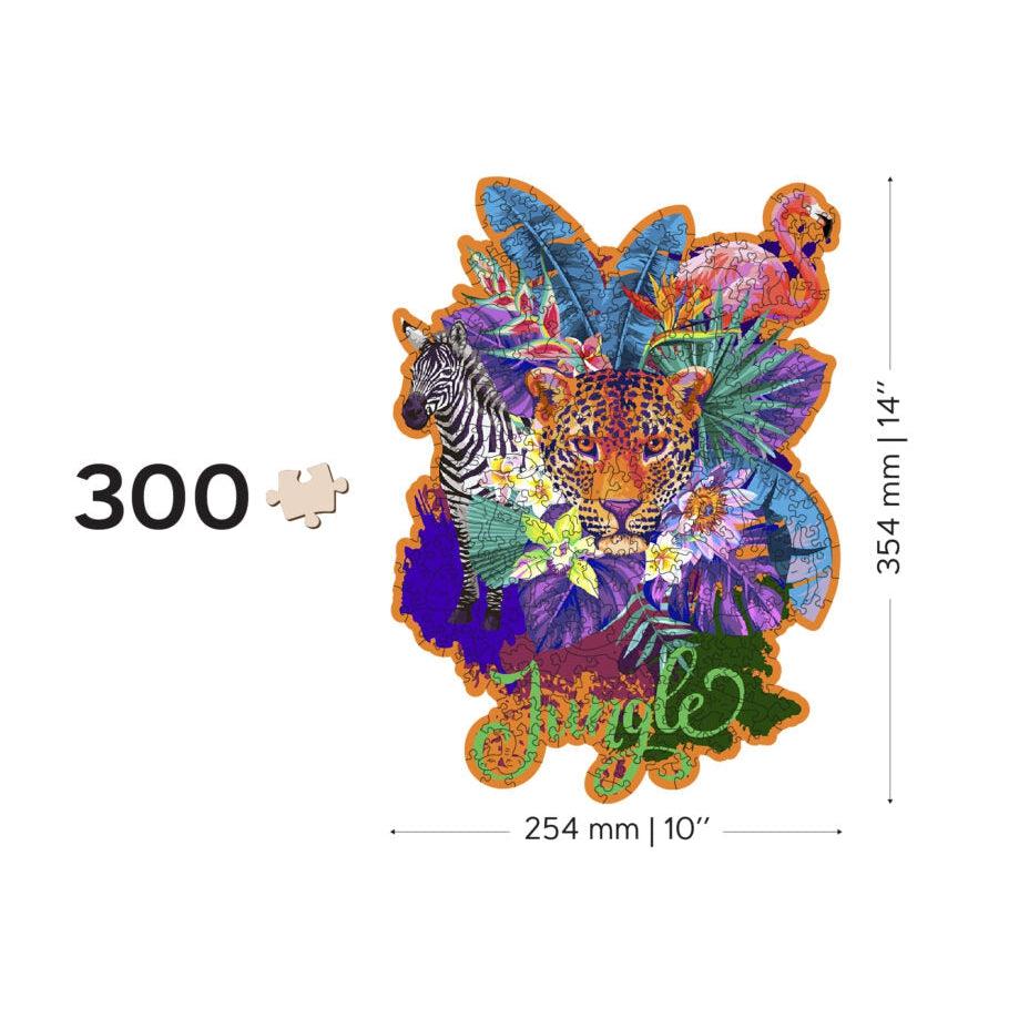 Jungle 300 Piece Wood Jigsaw Puzzle Wooden City