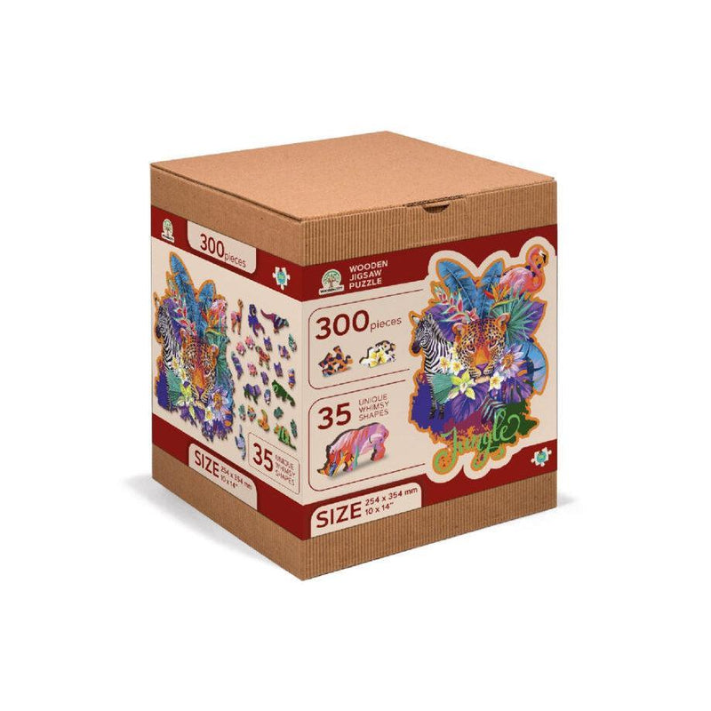 Jungle 300 Piece Wood Jigsaw Puzzle Wooden City - BIG FRENCHIES