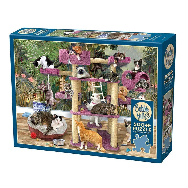 Jungle Cats 500 Piece Jigsaw Puzzle Cobble Hill - BIG FRENCHIES