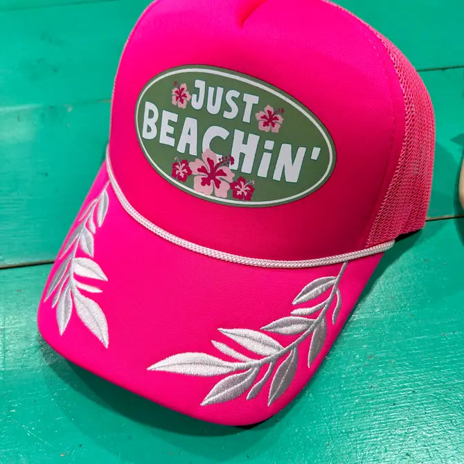 Just Beachin' Trucker Hat - BIG FRENCHIES