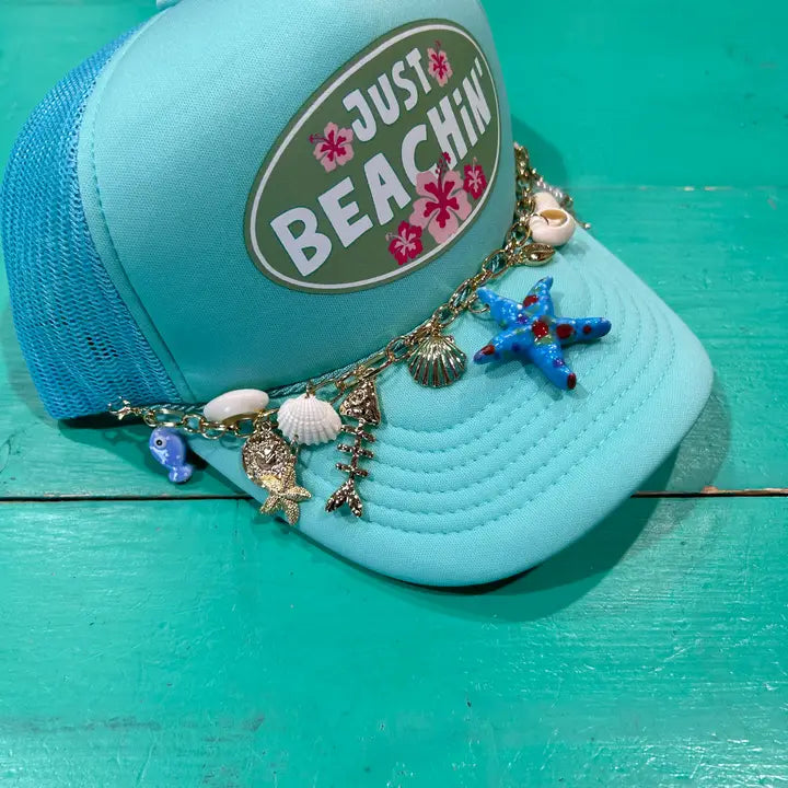 Just Beachin' Trucker Hat - BIG FRENCHIES