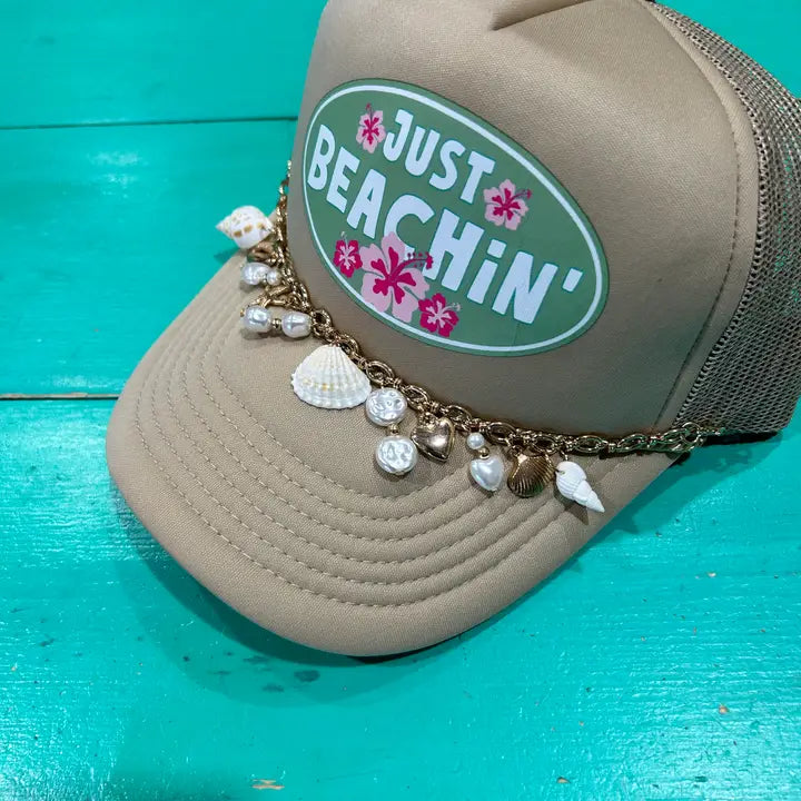 Just Beachin' Trucker Hat - BIG FRENCHIES
