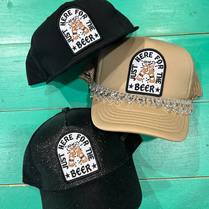 Just Here For The Beer Trucker Hat - BIG FRENCHIES