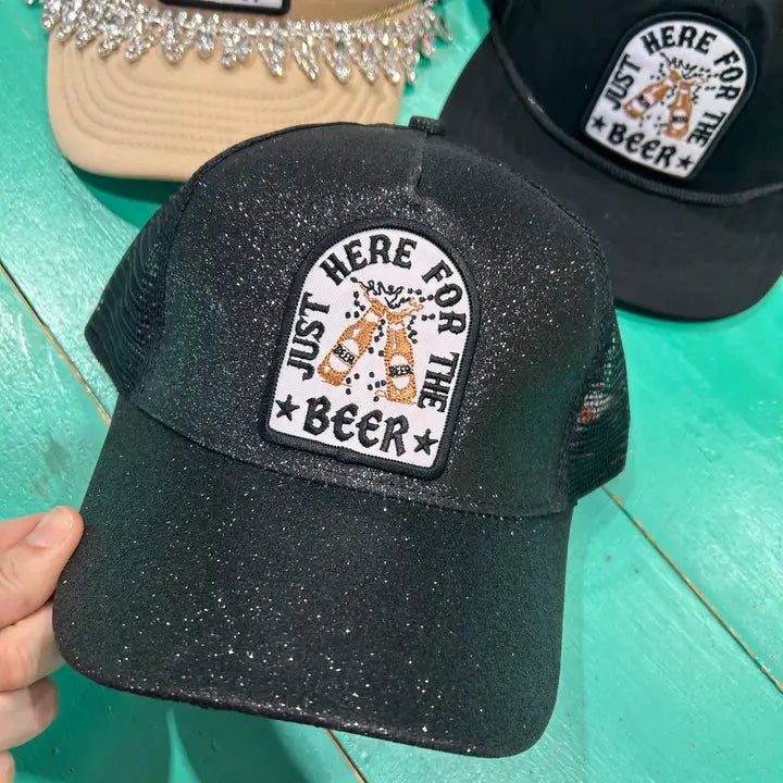 Just Here For The Beer Trucker Hat - BIG FRENCHIES