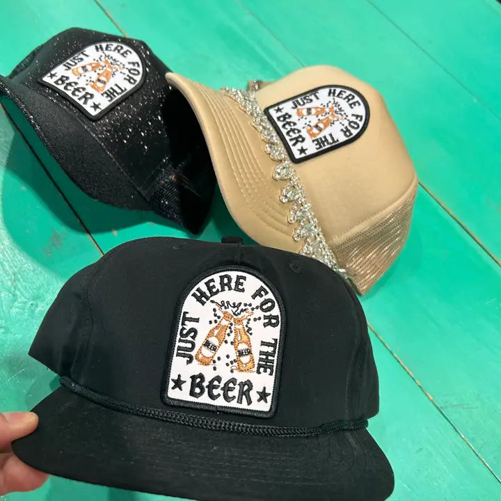 Just Here For The Beer Trucker Hat - BIG FRENCHIES