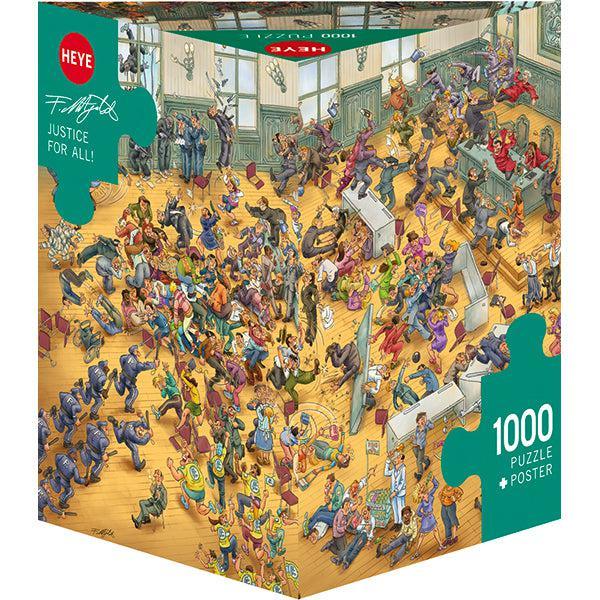 Justice for All! 1000 Piece Jigsaw Puzzle Heye - BIG FRENCHIES
