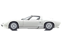 Lamborghini Miura P 400 White 1/18 Diecast Model Car by Kyosho