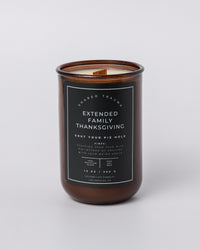 Shared Trauma: Extended Family Thanksgiving Candle - 13 oz, Crackling Wood Wick - BIG FRENCHIES