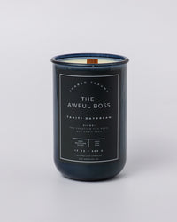 Shared Trauma Candles - The Awful Boss - 13 Oz Crackling Wood Wick - Mint Mojito & Pineapple - BIG FRENCHIES