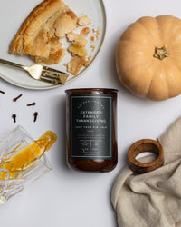Shared Trauma: Extended Family Thanksgiving Candle - 13 oz, Crackling Wood Wick - BIG FRENCHIES
