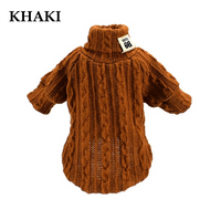 Winter Warm Knitted Turtleneck Sweater for Small Dogs or Cats - BIG FRENCHIES