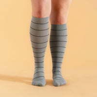 Knee-High Compression Socks - Stripes